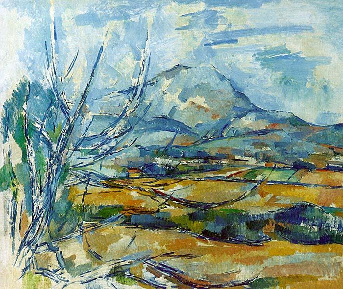 Paul Cezanne Montagne Sainte-Victoire Sweden oil painting art